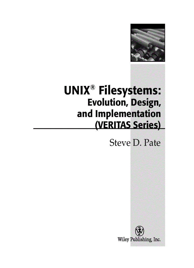 image for page Unix filesystems Evolution design and implementation