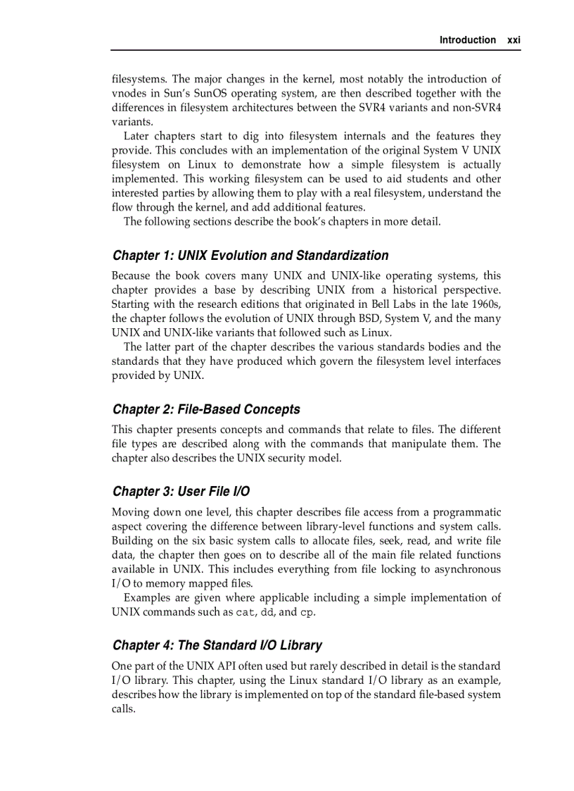 image for page Unix filesystems Evolution design and implementation