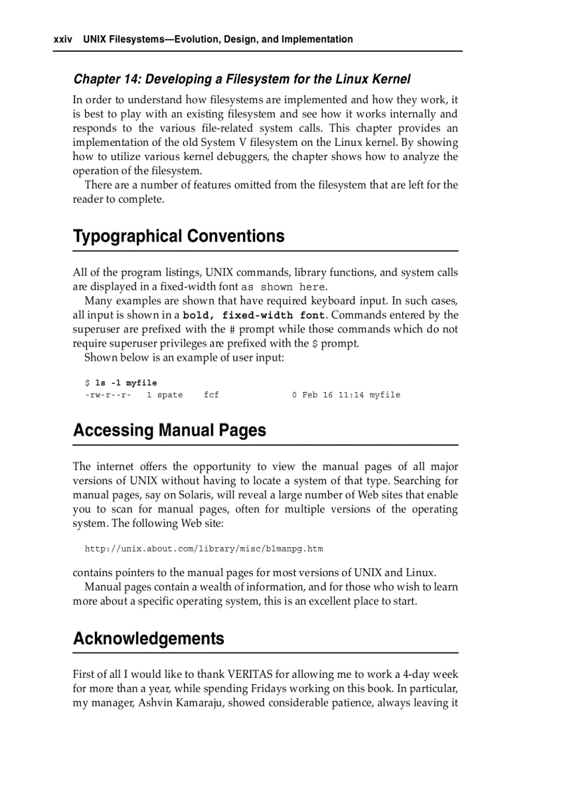 image for page Unix filesystems Evolution design and implementation