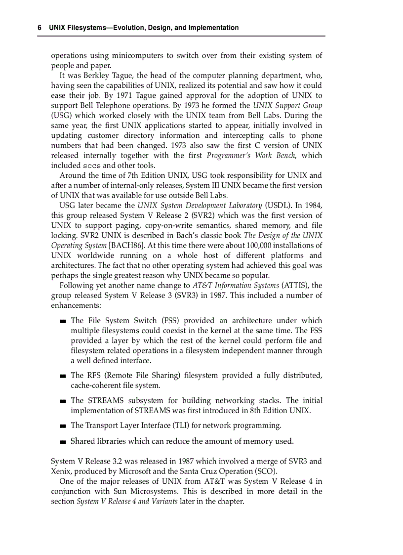 image for page Unix filesystems Evolution design and implementation