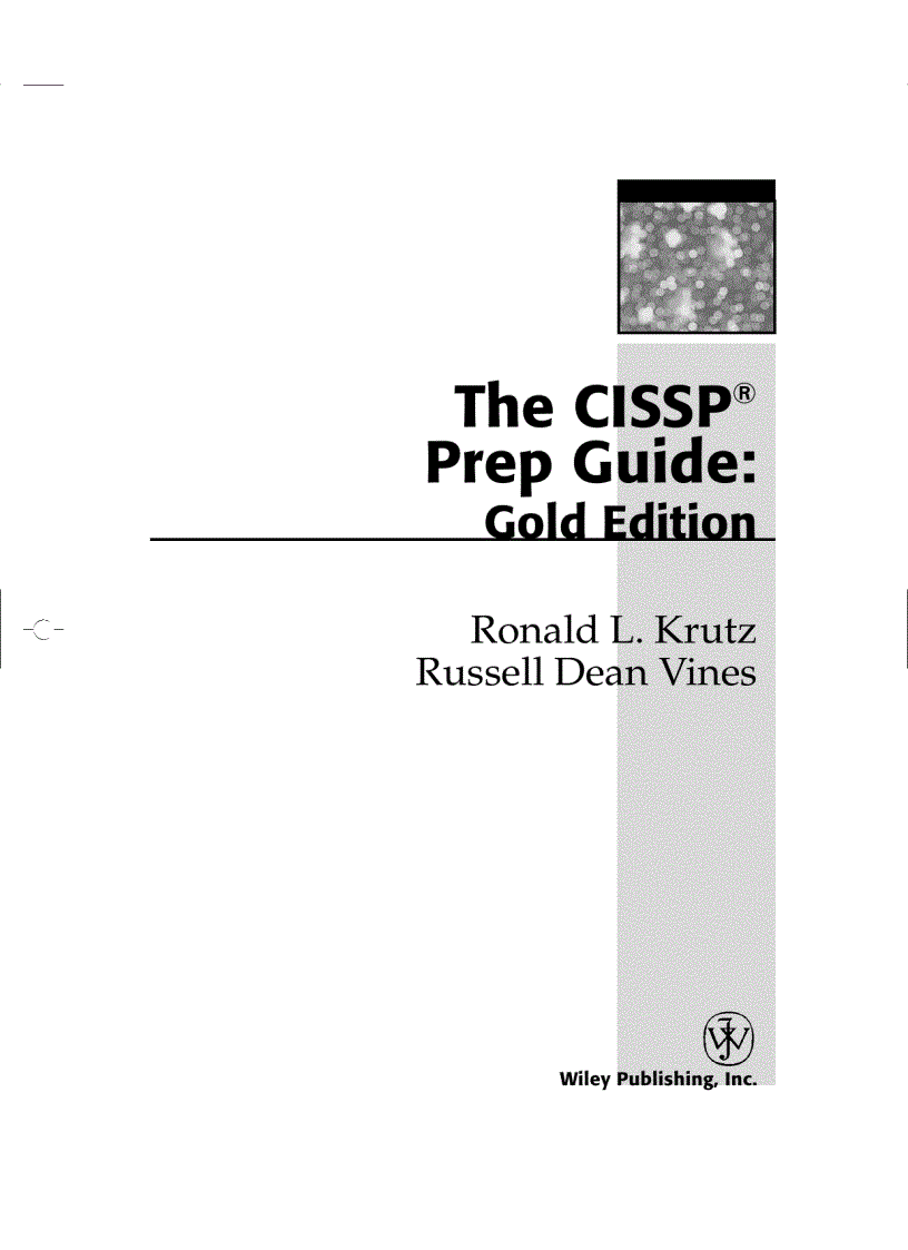 The CISSP Prep Guide Gold Edition