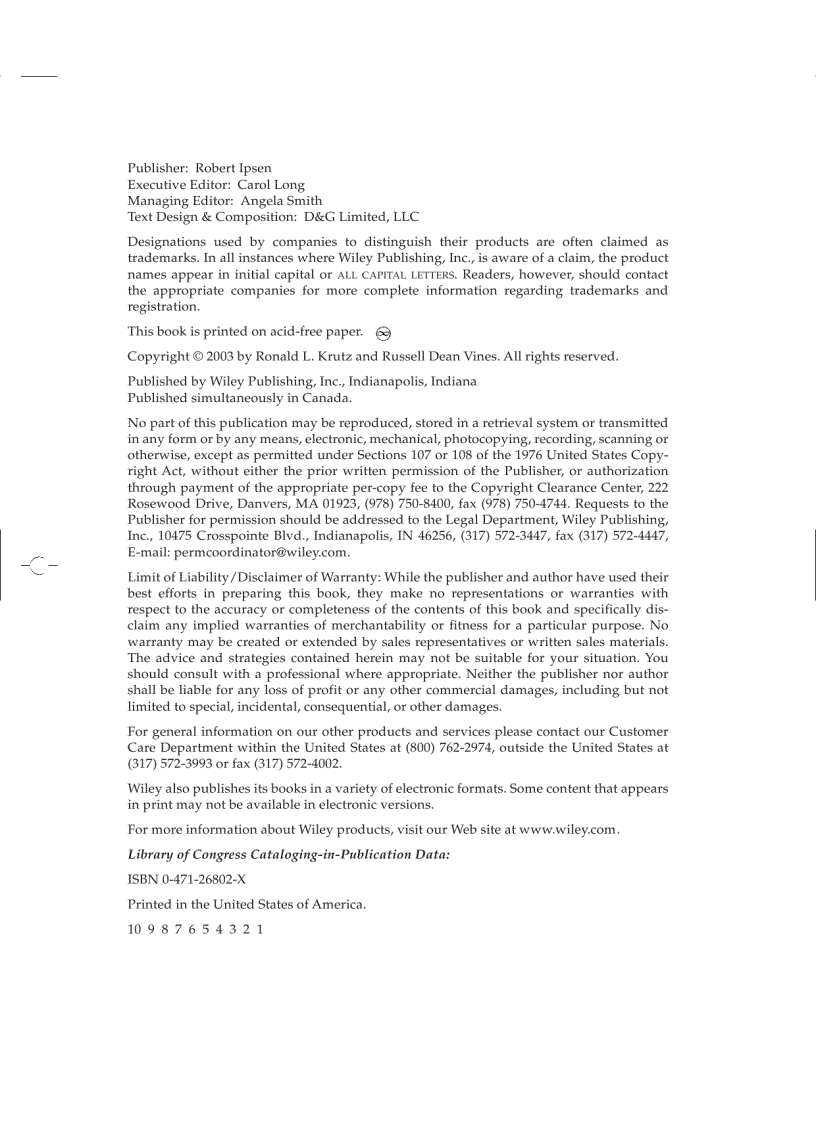 image for page The CISSP Prep Guide Gold Edition