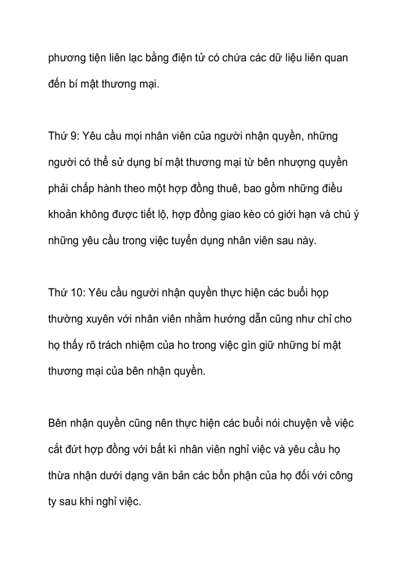 image for page Bảo vệ bí mật thương mại trong nhượng quyền