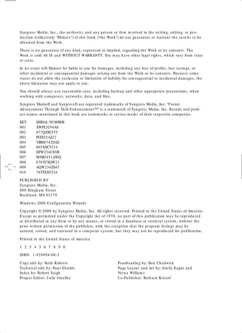 image for page Windows 2000 Configuration Wizards