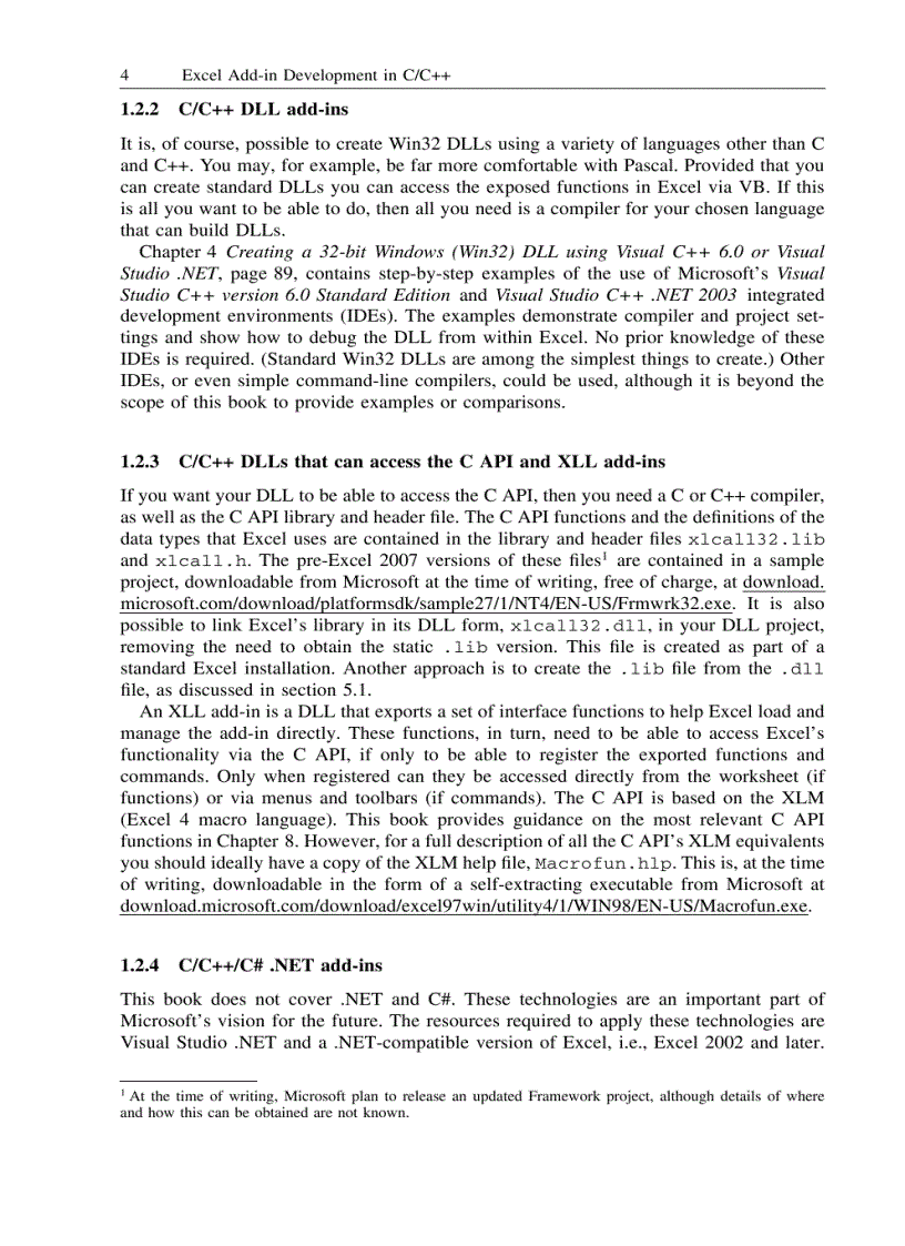 image for page Financial applications Using excel add in development in c c plus plus 2nd edition
