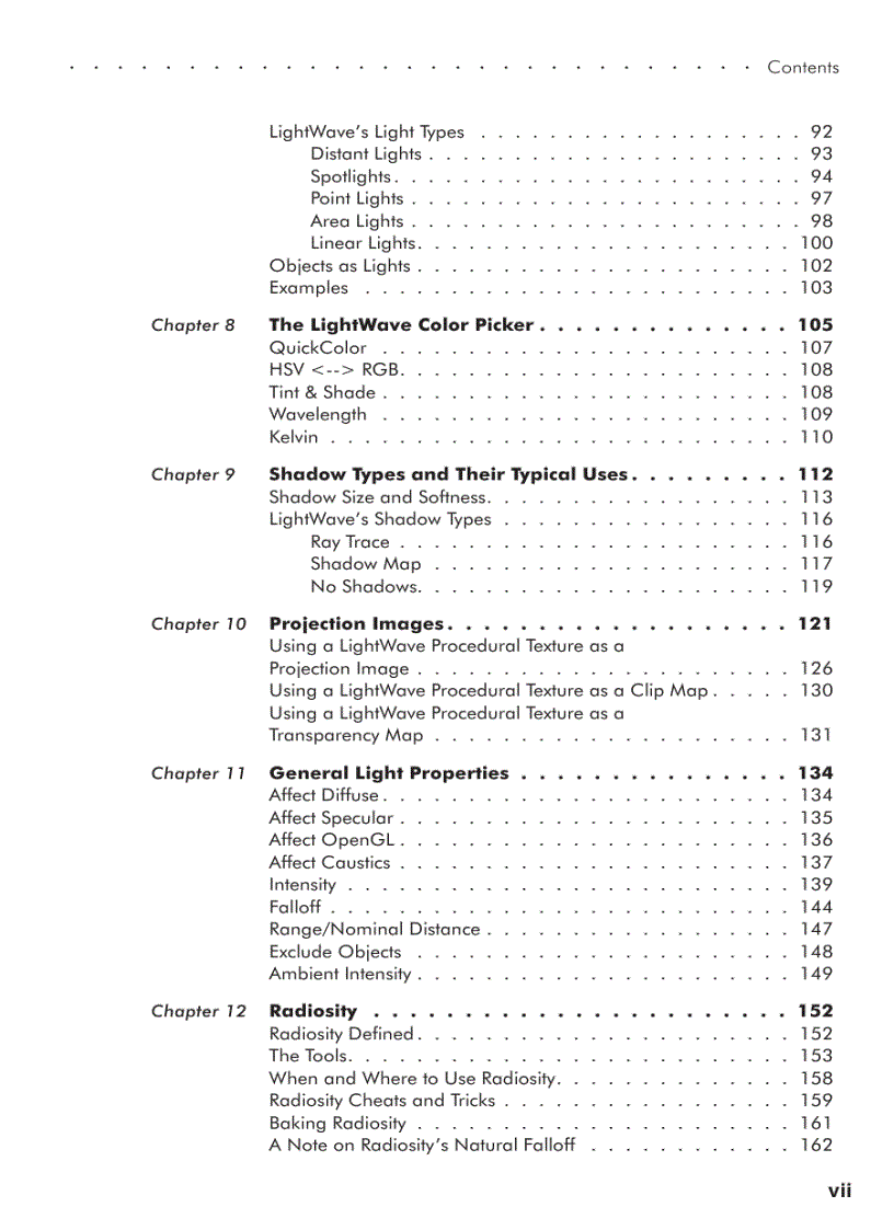 image for page Lightwave 3d 8 lighting