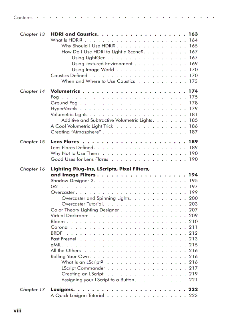 image for page Lightwave 3d 8 lighting