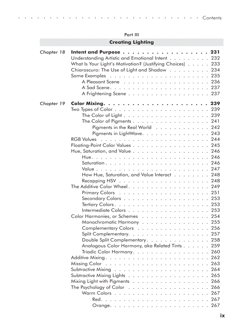 image for page Lightwave 3d 8 lighting