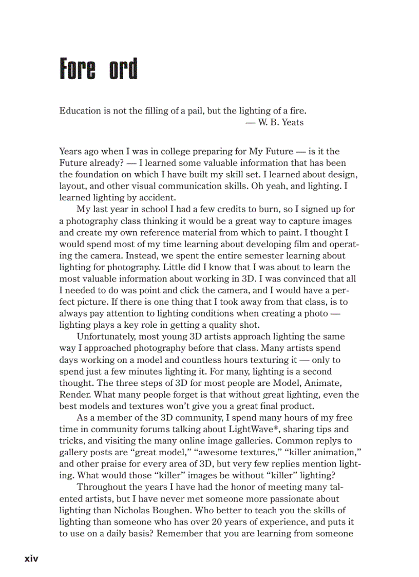 image for page Lightwave 3d 8 lighting