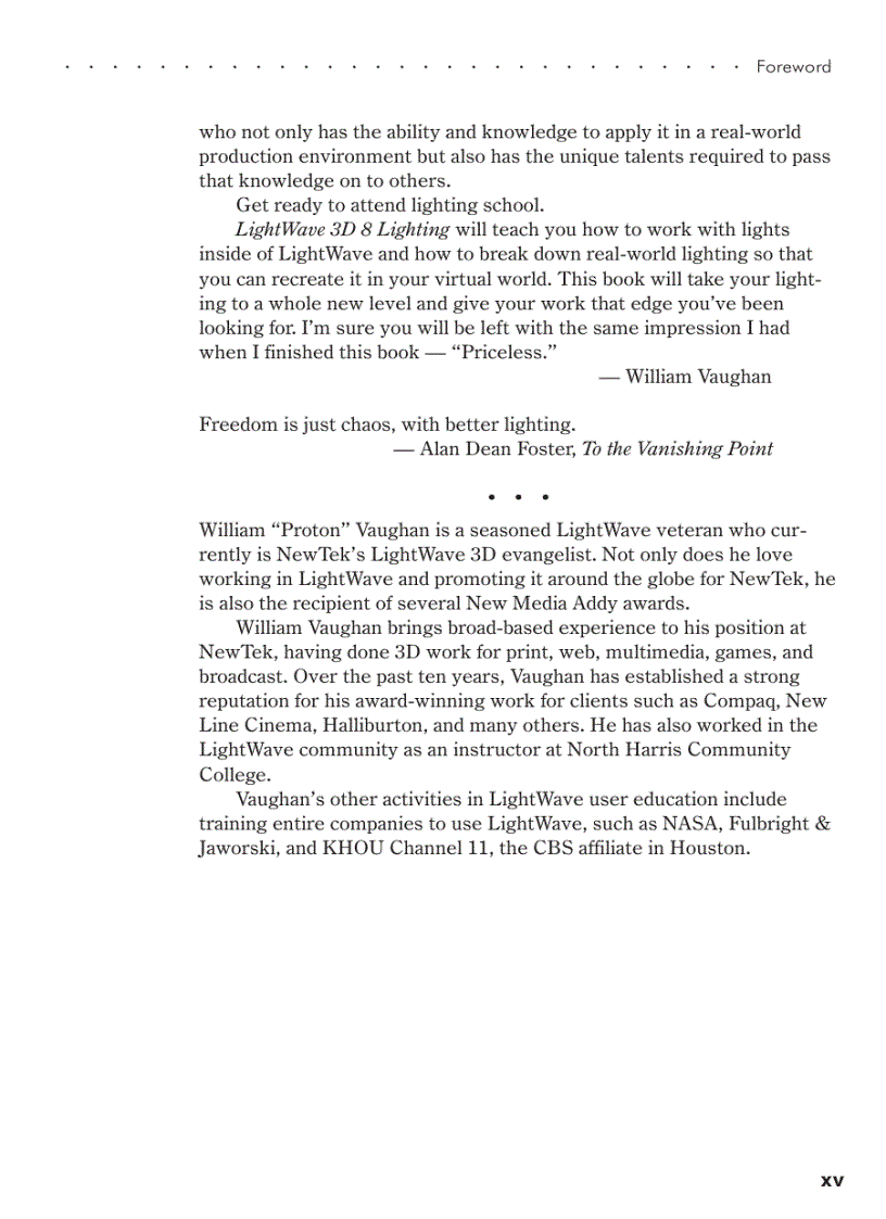 image for page Lightwave 3d 8 lighting