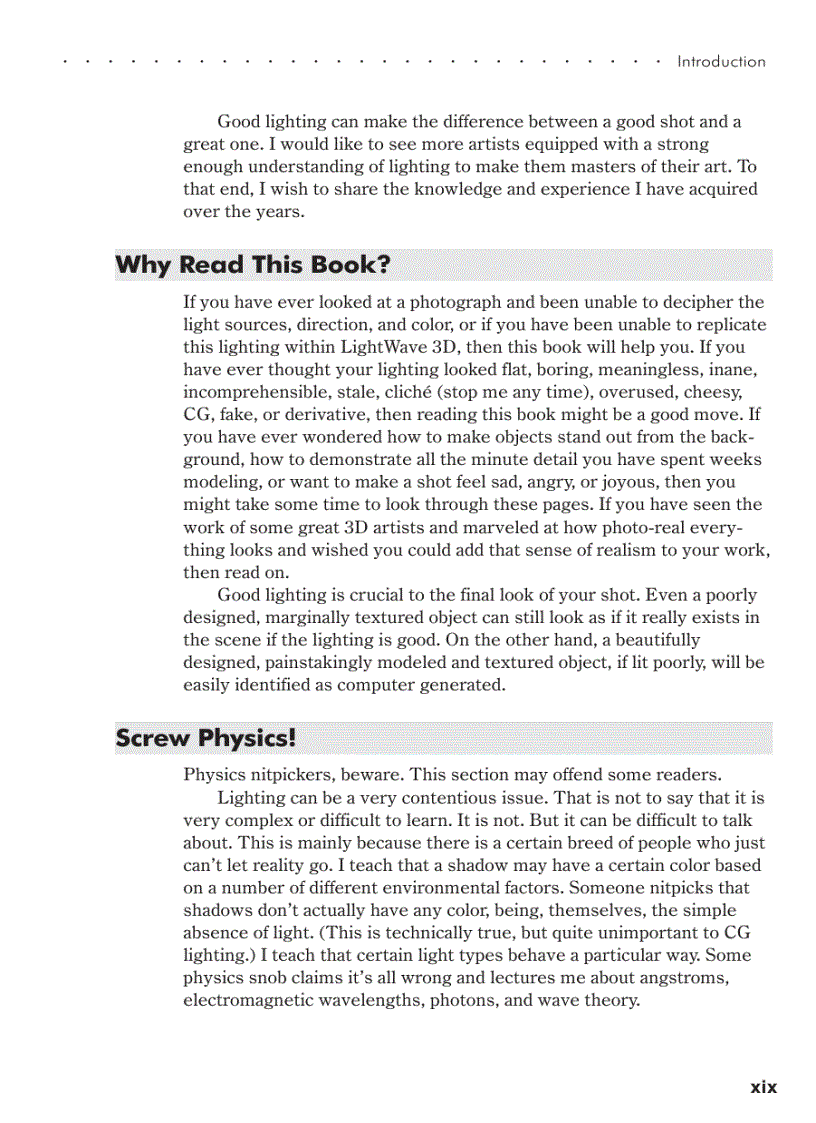 image for page Lightwave 3d 8 lighting