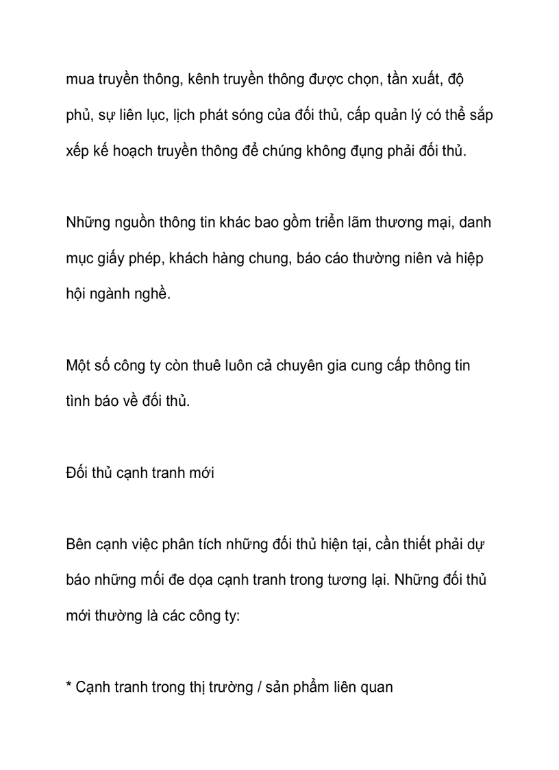 image for page Phân tích đối thủ cạnh tranh