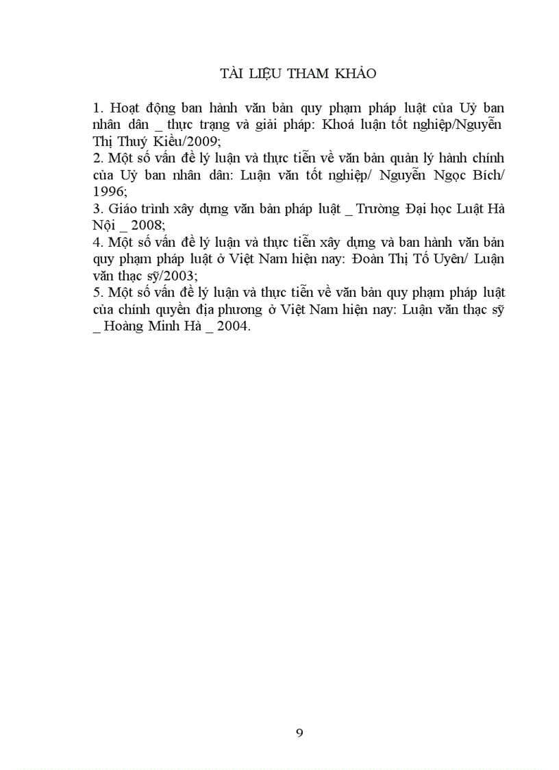 image for page Thực trạng ban hành văn bản quy phạm pháp luật của uỷ ban nhân dân các cấp hiện nay Nguyên nhân và giải pháp