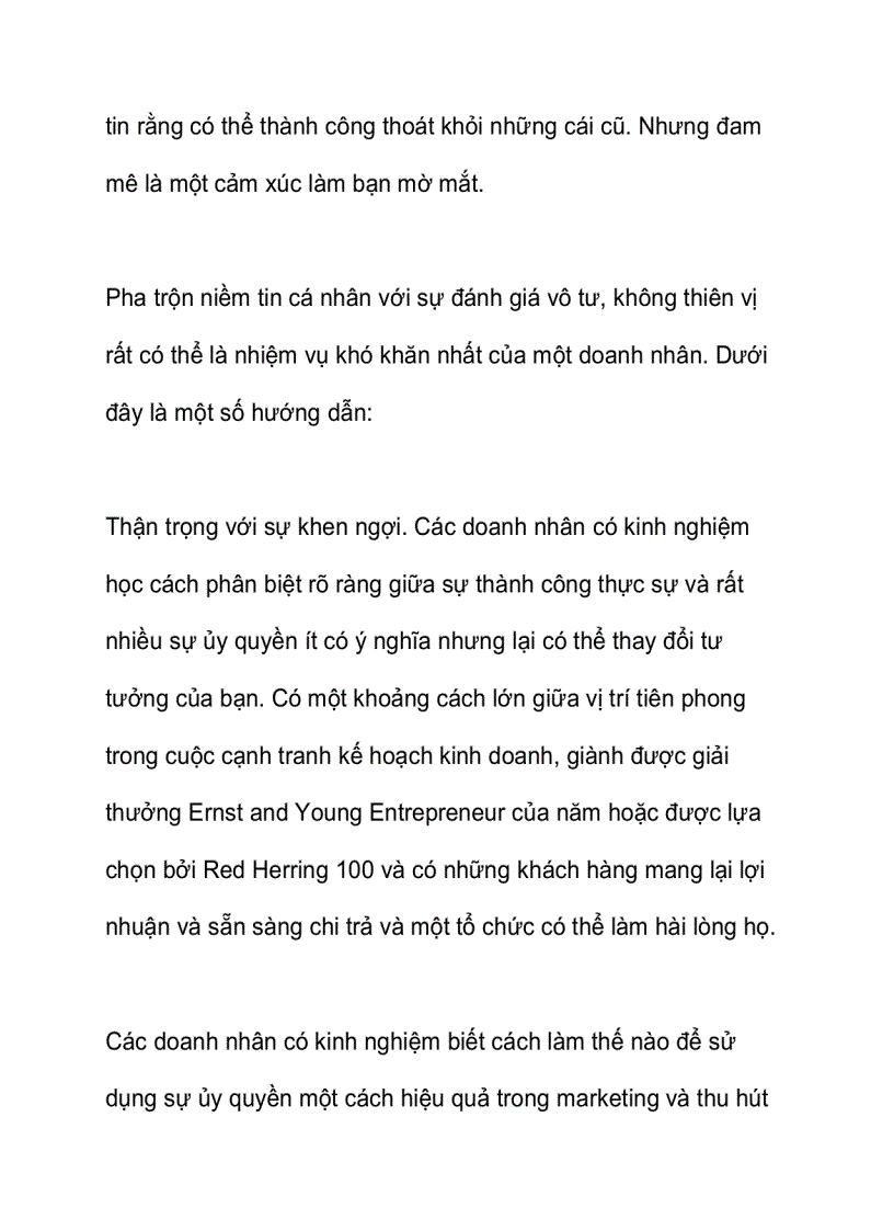 image for page Mối nguy của niềm đam mê kinh doanh