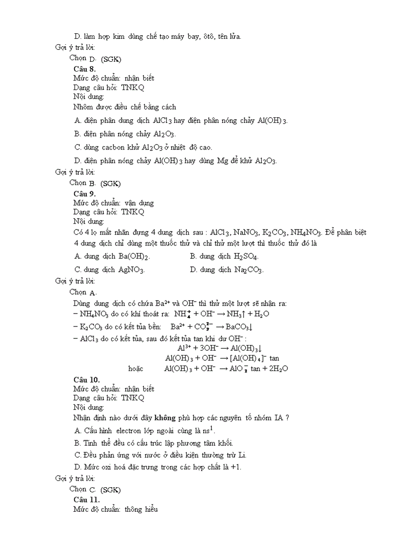 image for page TÀI LIỆU BỒI DƯỠNG CÁN BỘ QUẢN LÍ VÀ GIÁO VIÊN BIÊN SOẠN ĐỀ KIỂM TRA XÂY DỰNG THƯ VIỆN CÂU HỎI VÀ BÀI TẬP MÔN Hoá học CẤP TRUNG HỌC PHỔ THÔNG