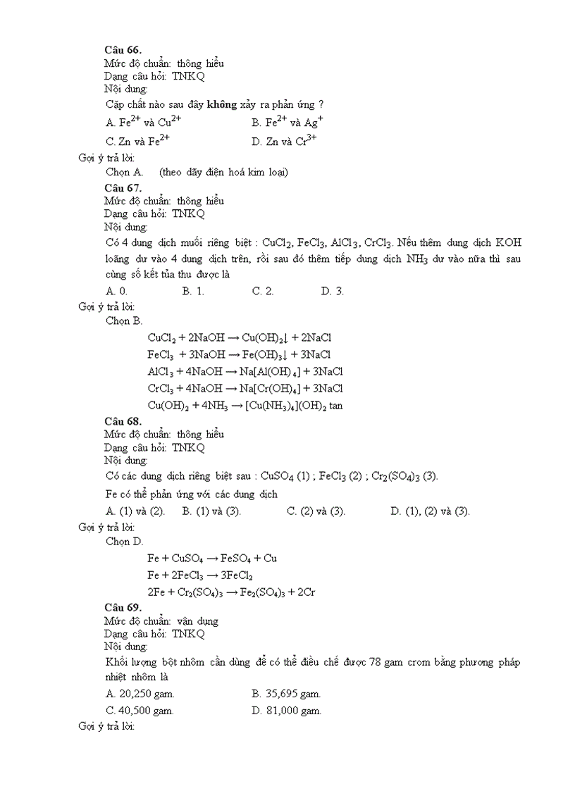 image for page TÀI LIỆU BỒI DƯỠNG CÁN BỘ QUẢN LÍ VÀ GIÁO VIÊN BIÊN SOẠN ĐỀ KIỂM TRA XÂY DỰNG THƯ VIỆN CÂU HỎI VÀ BÀI TẬP MÔN Hoá học CẤP TRUNG HỌC PHỔ THÔNG