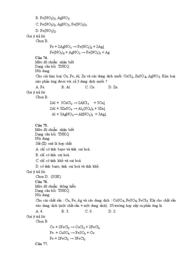 image for page TÀI LIỆU BỒI DƯỠNG CÁN BỘ QUẢN LÍ VÀ GIÁO VIÊN BIÊN SOẠN ĐỀ KIỂM TRA XÂY DỰNG THƯ VIỆN CÂU HỎI VÀ BÀI TẬP MÔN Hoá học CẤP TRUNG HỌC PHỔ THÔNG