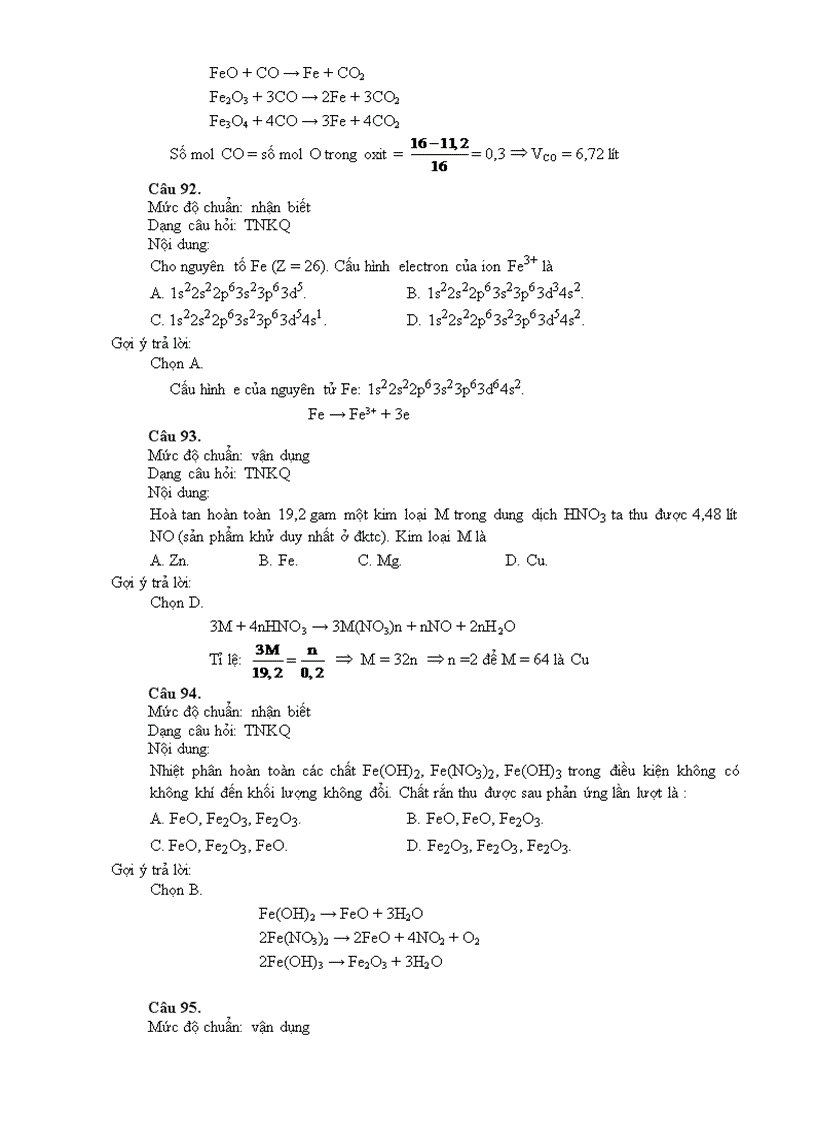 image for page TÀI LIỆU BỒI DƯỠNG CÁN BỘ QUẢN LÍ VÀ GIÁO VIÊN BIÊN SOẠN ĐỀ KIỂM TRA XÂY DỰNG THƯ VIỆN CÂU HỎI VÀ BÀI TẬP MÔN Hoá học CẤP TRUNG HỌC PHỔ THÔNG