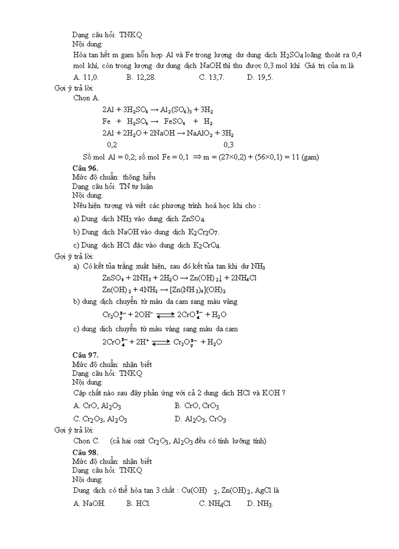 image for page TÀI LIỆU BỒI DƯỠNG CÁN BỘ QUẢN LÍ VÀ GIÁO VIÊN BIÊN SOẠN ĐỀ KIỂM TRA XÂY DỰNG THƯ VIỆN CÂU HỎI VÀ BÀI TẬP MÔN Hoá học CẤP TRUNG HỌC PHỔ THÔNG