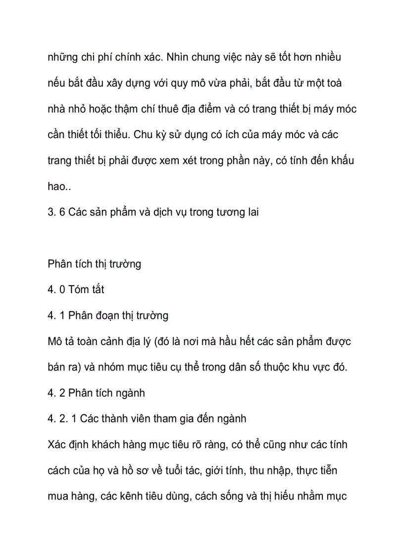 image for page Chủ đề và cơ cấu của một kế hoạch kinh doanh là gì