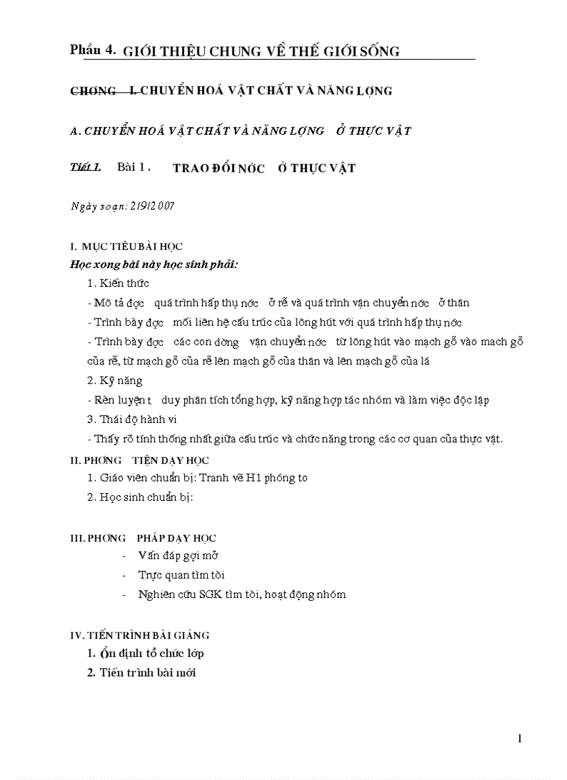 image for page Giáo án điện tử Sinh học 11 trọn bộ