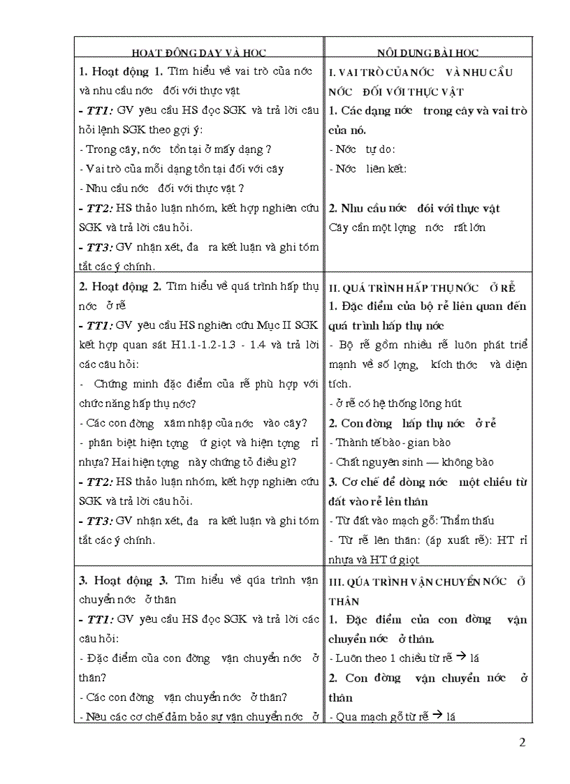 image for page Giáo án điện tử Sinh học 11 trọn bộ