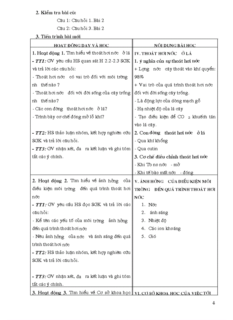 image for page Giáo án điện tử Sinh học 11 trọn bộ