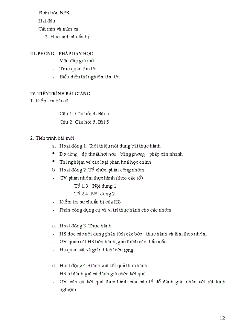 image for page Giáo án điện tử Sinh học 11 trọn bộ