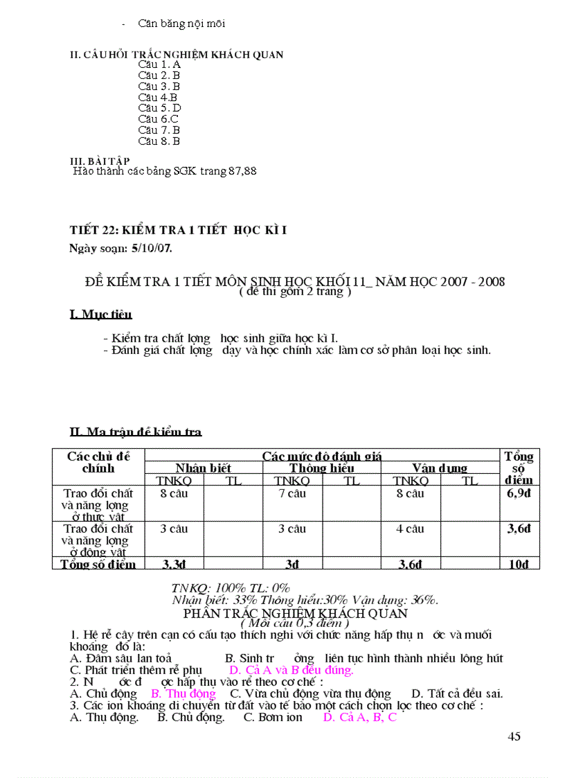 image for page Giáo án điện tử Sinh học 11 trọn bộ