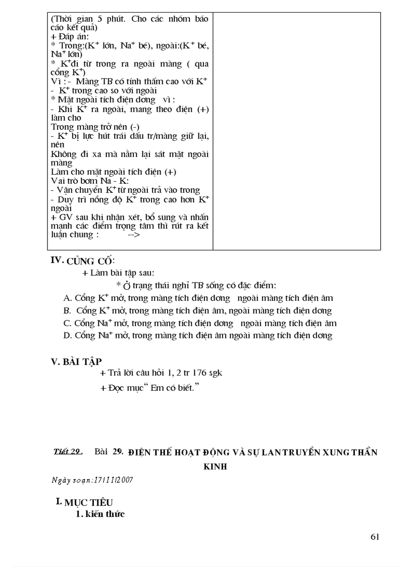 image for page Giáo án điện tử Sinh học 11 trọn bộ