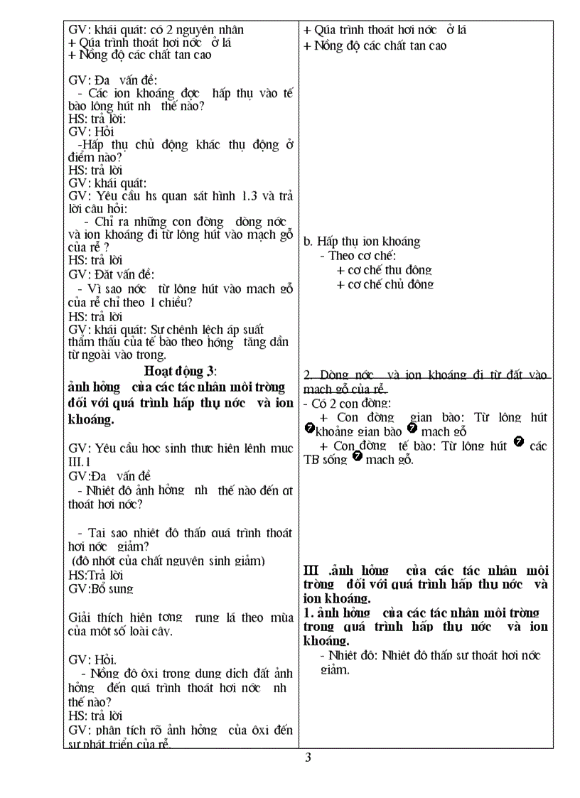 image for page Giáo án Sinh học 11 cơ bản