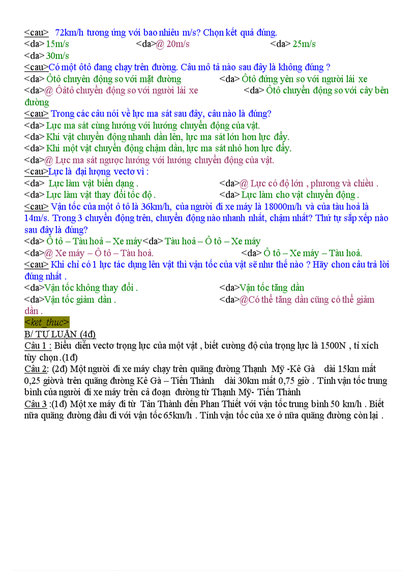 image for page KIỂM TRA 1 TIẾT Năm học 2011 2012 Môn Vật Lý