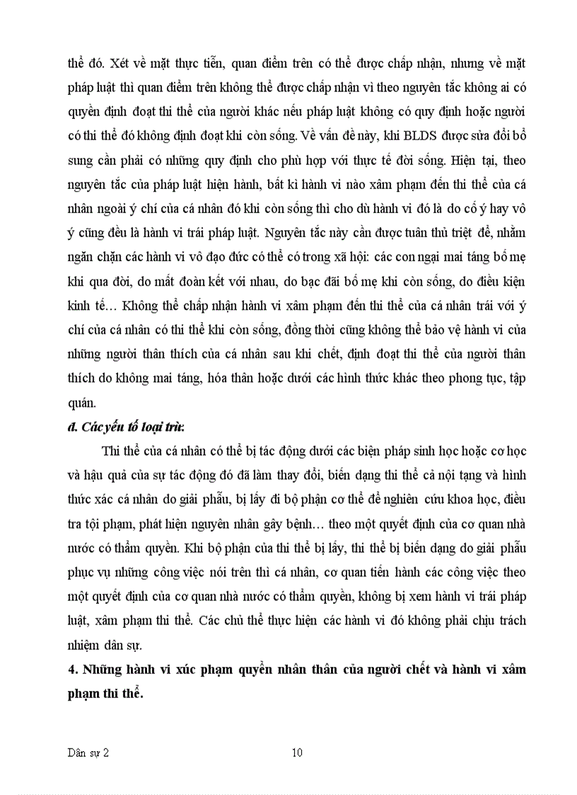 image for page Bài tập học kì dân sự 2 bồi thường thiệt hại do xâm phạm thi thể mồ mả