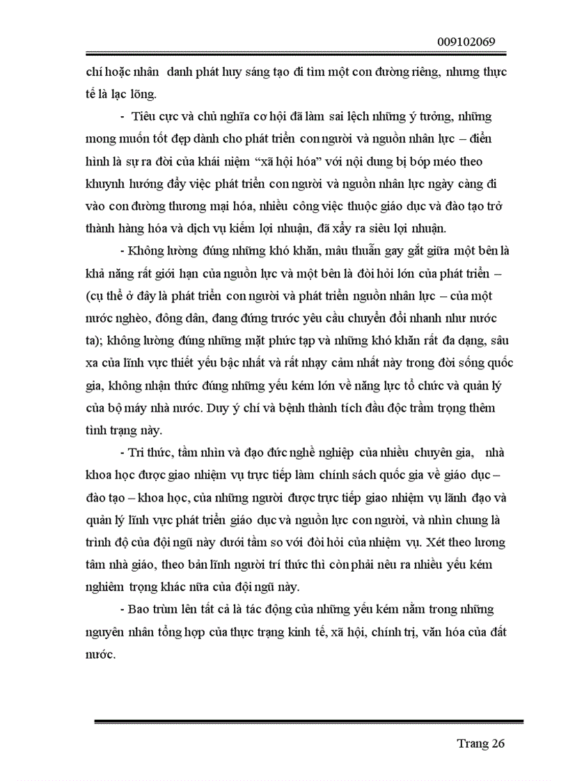 image for page Thực trạng và giải pháp để nâng cao hiệu quả của đào tạo và sử dụng nguồn nhân lực phục vụ cho sự nghiệp công nghiệp hóa hiên đại hóa ở Việt Nam