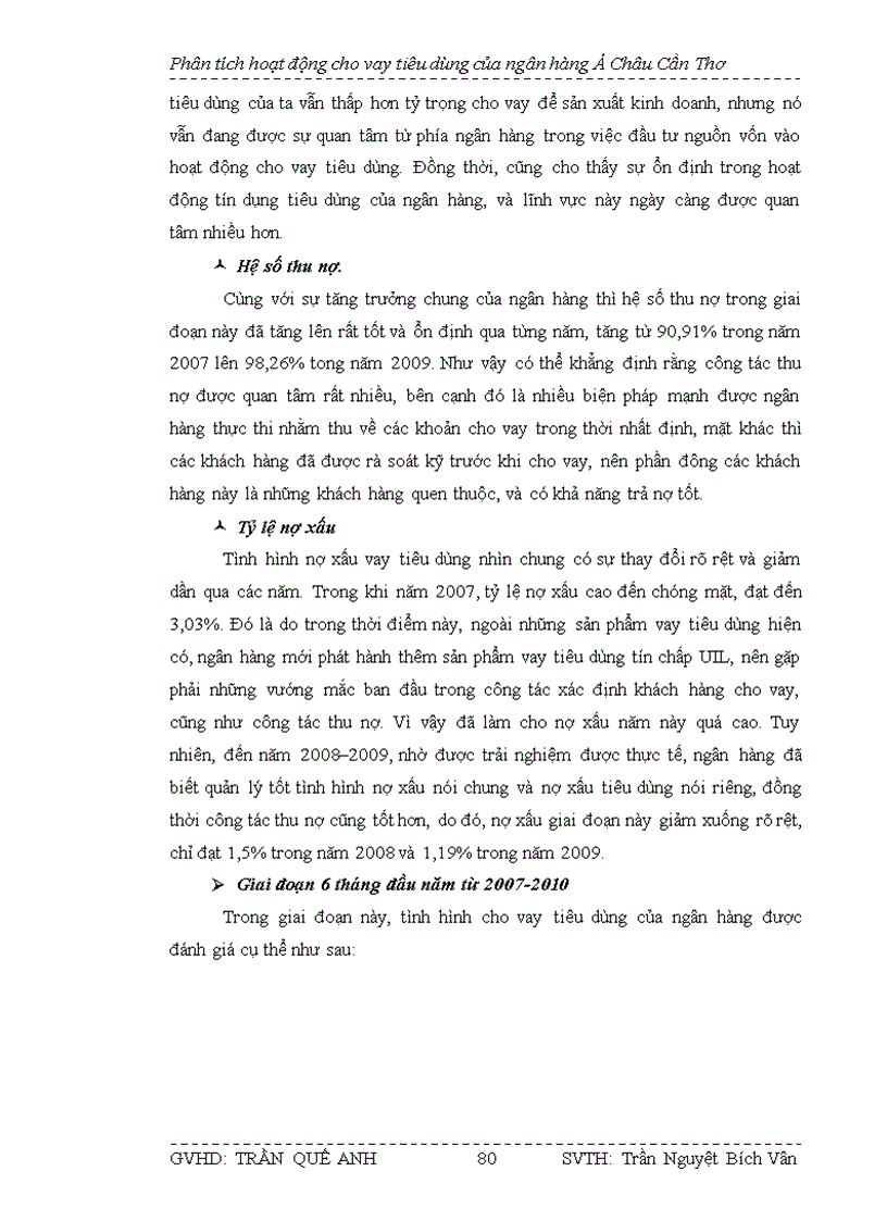 image for page Phân tích hoạt động cho vay tiêu dùng tại chi nhánh ACB Cần Thơ