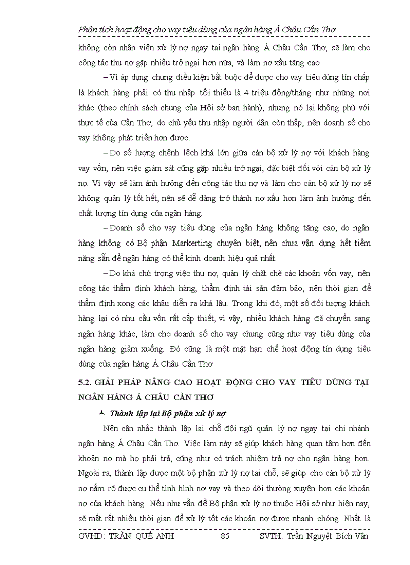 image for page Phân tích hoạt động cho vay tiêu dùng tại chi nhánh ACB Cần Thơ