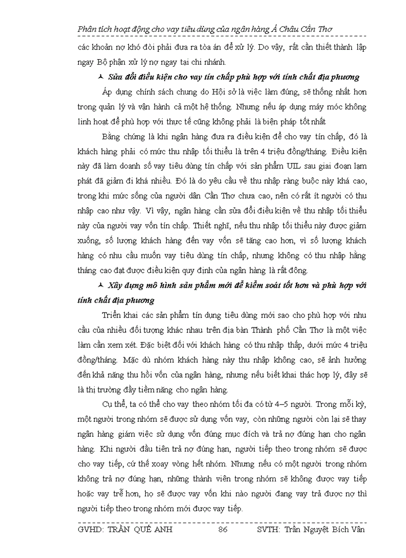 image for page Phân tích hoạt động cho vay tiêu dùng tại chi nhánh ACB Cần Thơ