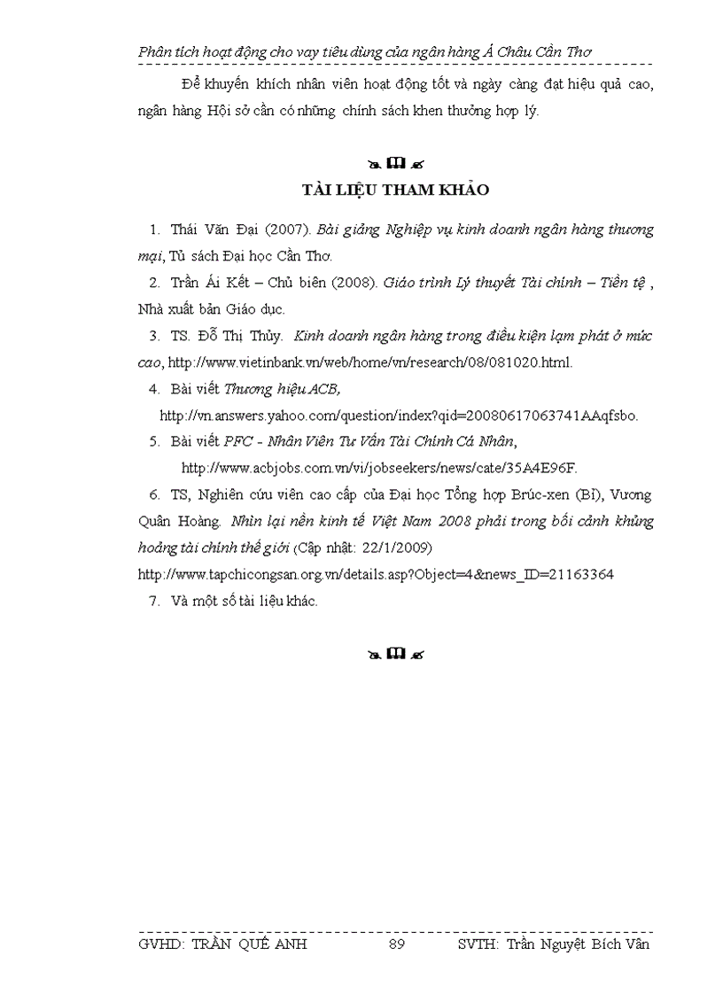 image for page Phân tích hoạt động cho vay tiêu dùng tại chi nhánh ACB Cần Thơ