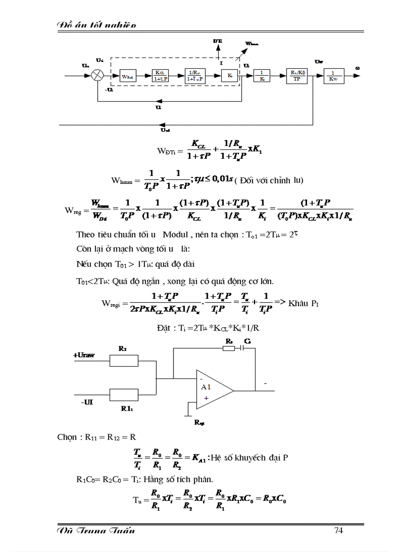 image for page Điện tử công suất thiết kế hệ thống điều khiển động cơ một chiều kích từ độc lập