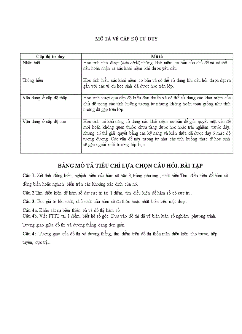 image for page Đề kiểm tra lớp 12 môn toán chủ đề ứng dụng đạo hàm để khảo sát và vẽ đồ thị hàm số