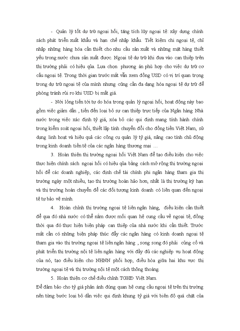 image for page Tình hình tỉ giá hối đoái hiện nay