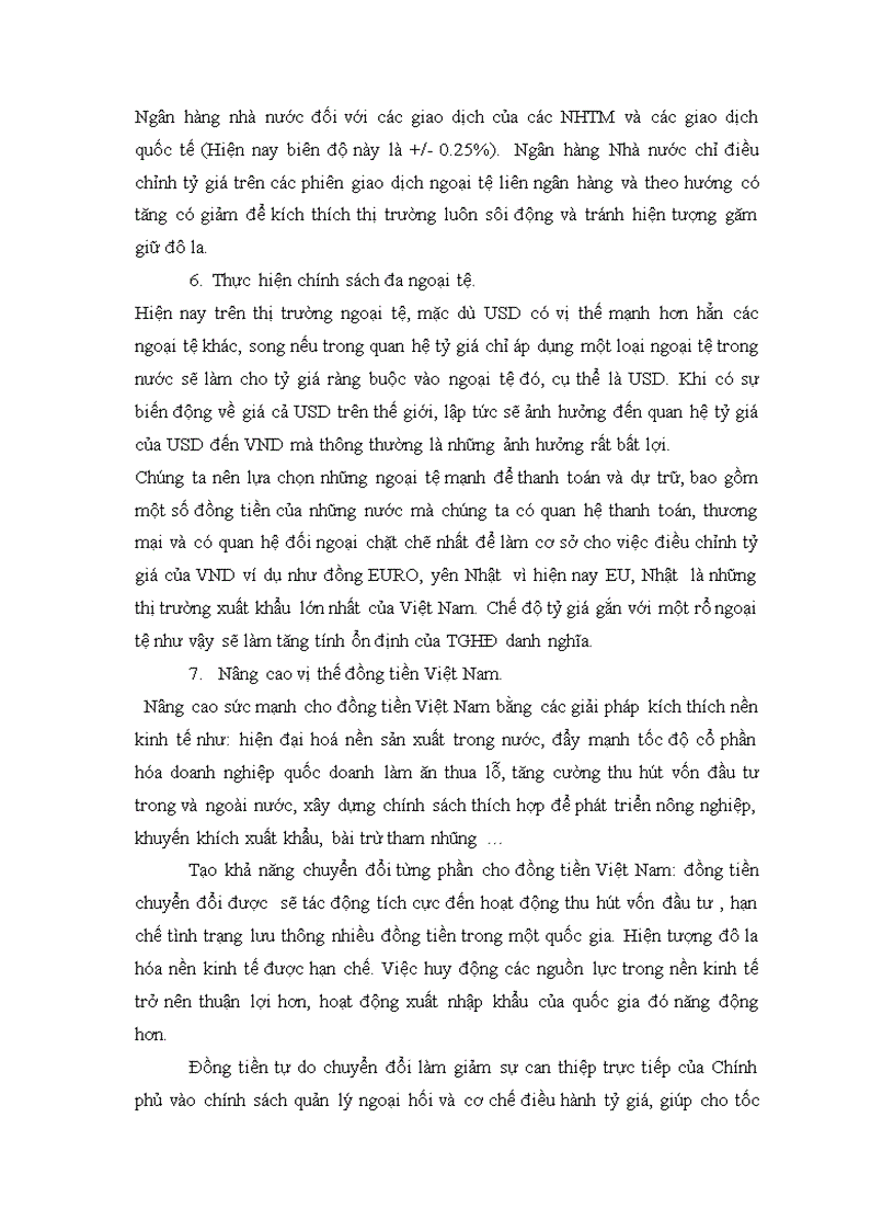 image for page Tình hình tỉ giá hối đoái hiện nay