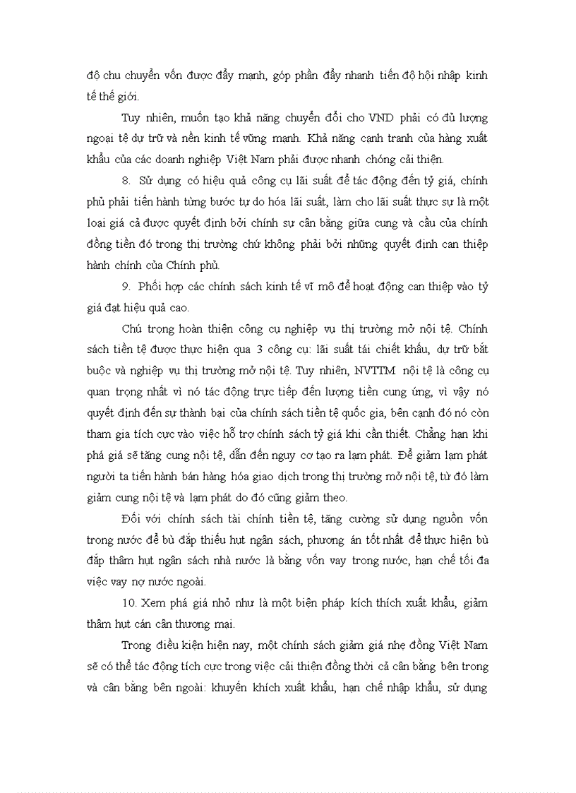 image for page Tình hình tỉ giá hối đoái hiện nay