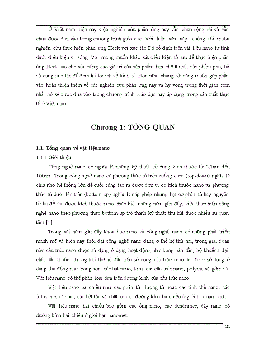 image for page Nghiên cứu thực hiện phản ứng Heck sử dụng xúc tác Palladium cố định trên vật liệu Nano từ tính trong điều kiện vi sóng