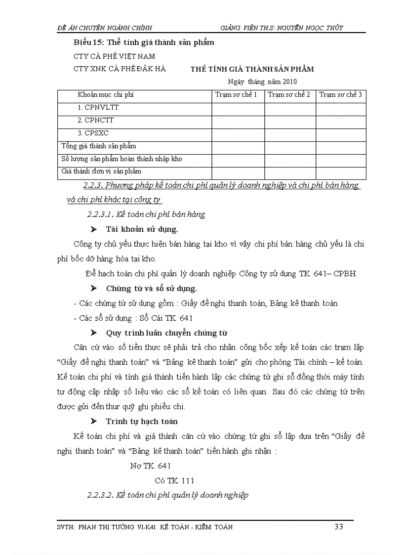 image for page Tìm hiểu và đánh giá công tác tổ chức kế toán chi phí tại Công ty Xuất nhập khẩu Cà phê Đăk Hà