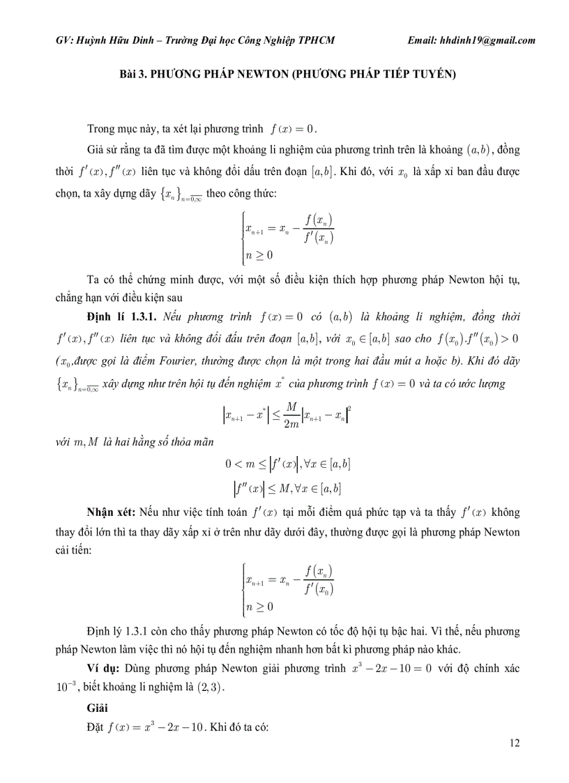 image for page Giáo trình và bài tập ví dụ về môn phương pháp tính cùng 1 số cách bấm máy tính fx570 ES 2