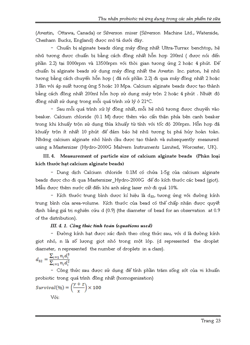 image for page Thu nhận probiotic và ứng dụng trong các sản phẩm từ sữa