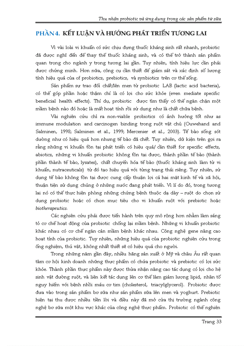 image for page Thu nhận probiotic và ứng dụng trong các sản phẩm từ sữa