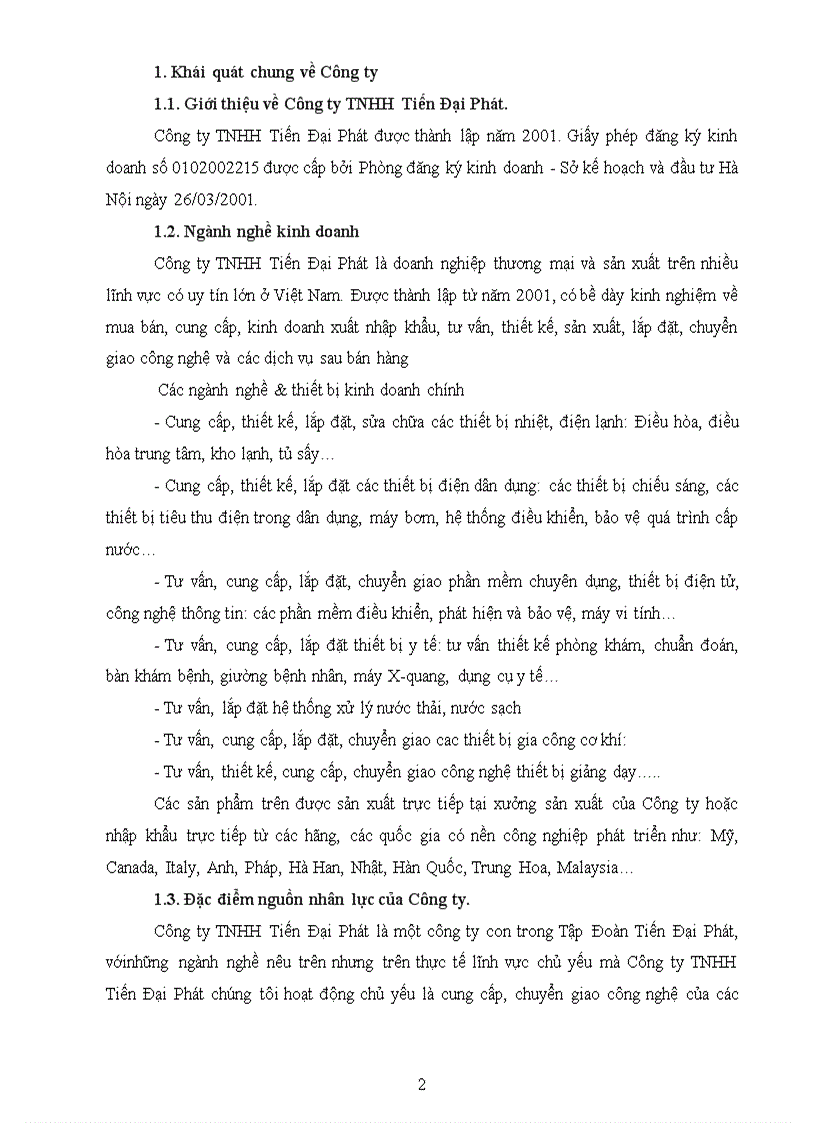 image for page Phân tích những ảnh hưởng của văn hóa doanh nghiệp tới các hành vi của cá nhân trong công ty TNHH Tiến Đại Phát