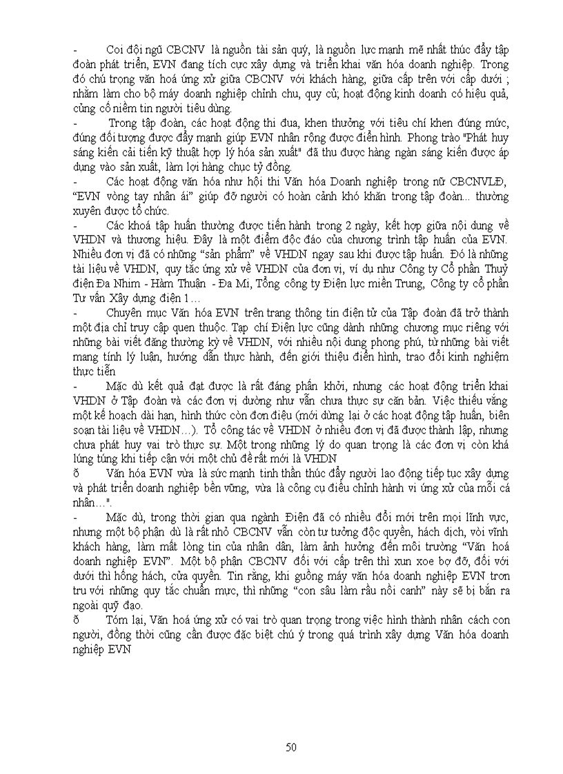 image for page Phân tích những ảnh hưởng của văn hóa doanh nghiệp tới các hành vi của cá nhân trong công ty TNHH Tiến Đại Phát